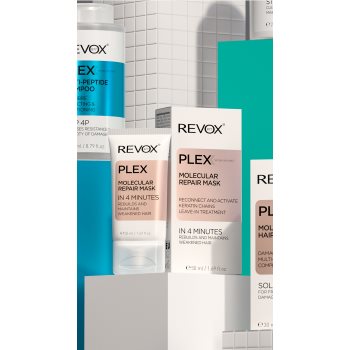 Revox B77 PLEX Molecular Repair Mask mască regeneratoare fără clătire pentru păr - imagine 3